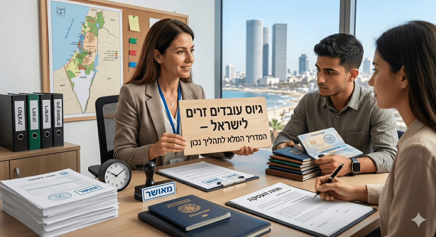 גיוס עובדים זרים לישראל – המדריך המלא לתהליך נכון